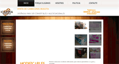 Desktop Screenshot of camacunasbogota.com